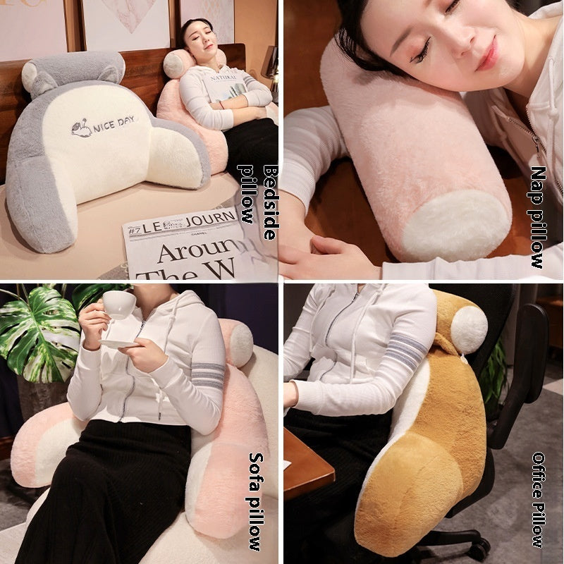 Bedside Cushion Soft Bag Waist Cushion - DropOnline.co
