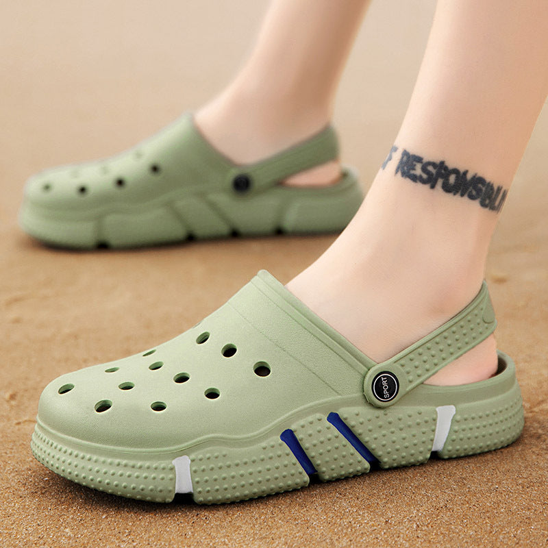 Men Sandals Summer Hole Shoes Beach Slippers - DropOnline.co