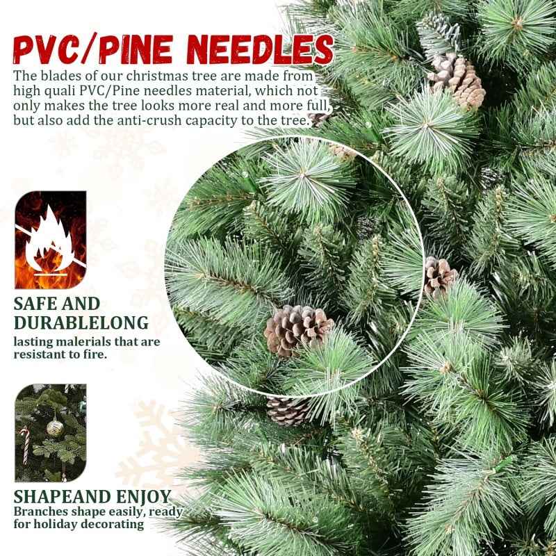 PVC Christmas Tree - Artificial Holiday Tree, Multiple Sizes