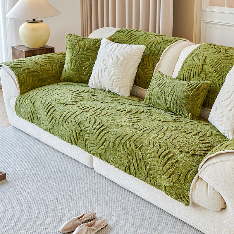 Sofa Cushion Thickened Short Plush Non-slip Cover Cover Cloth - DropOnline.co