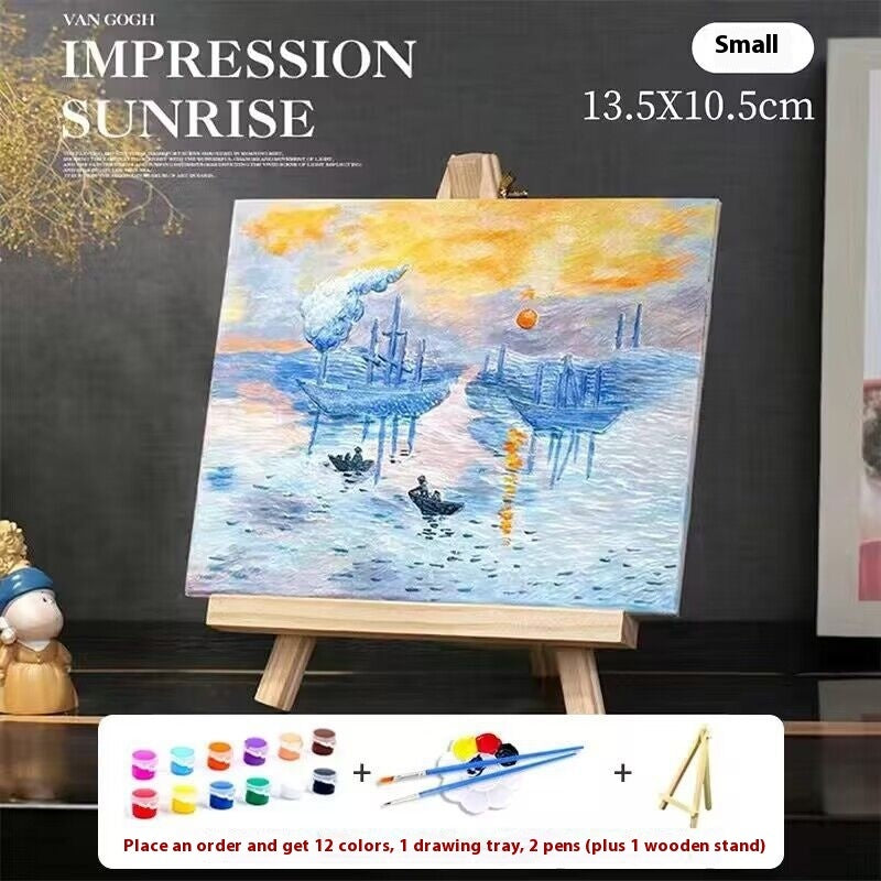 Three-dimensional Relief Plaster Decorative Painting Handmade Diy Series - DropOnline.co