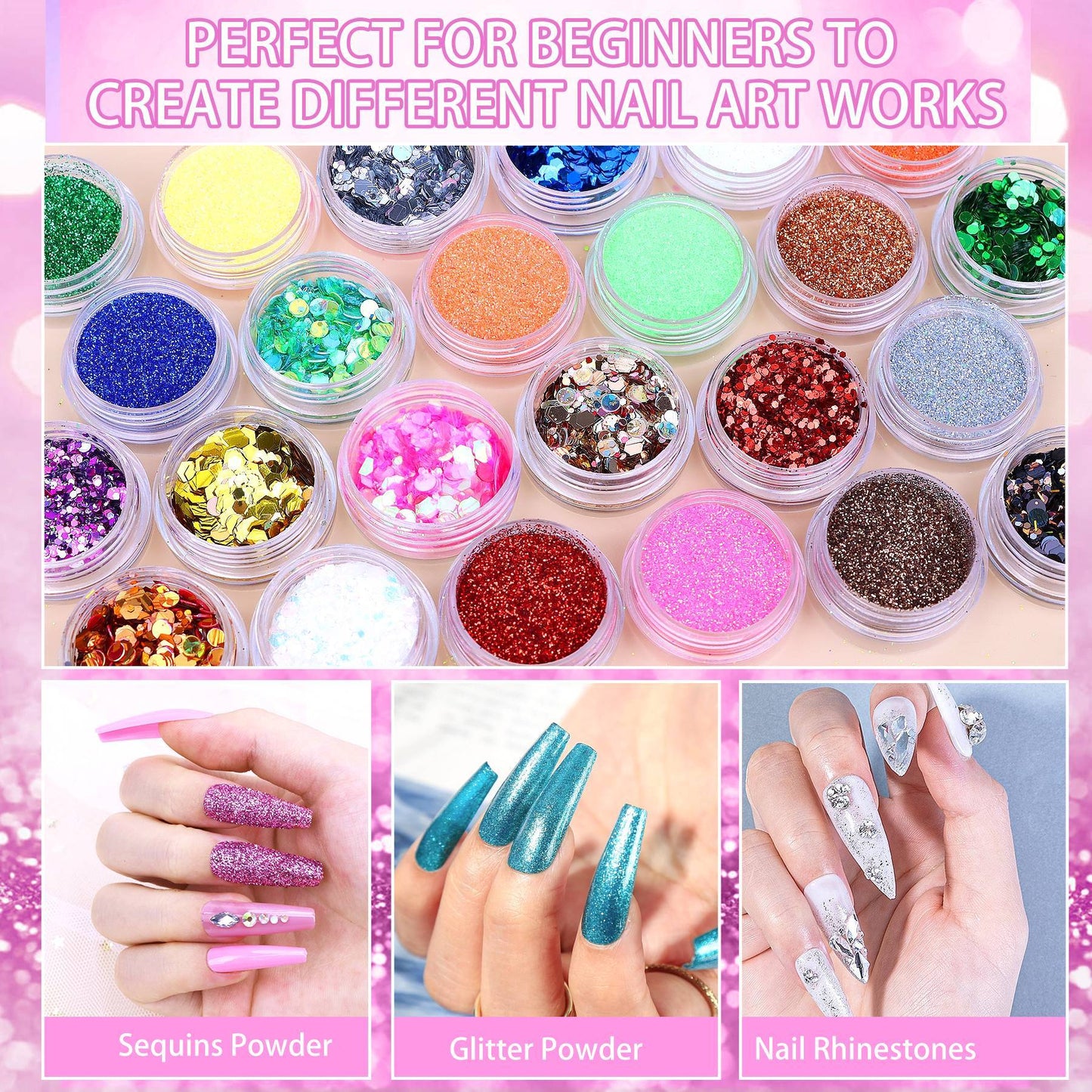 Acrylic Nail Kit With Nail Drill And UV Light,Professional Nail Kit Acrylic Set - DropOnline.co