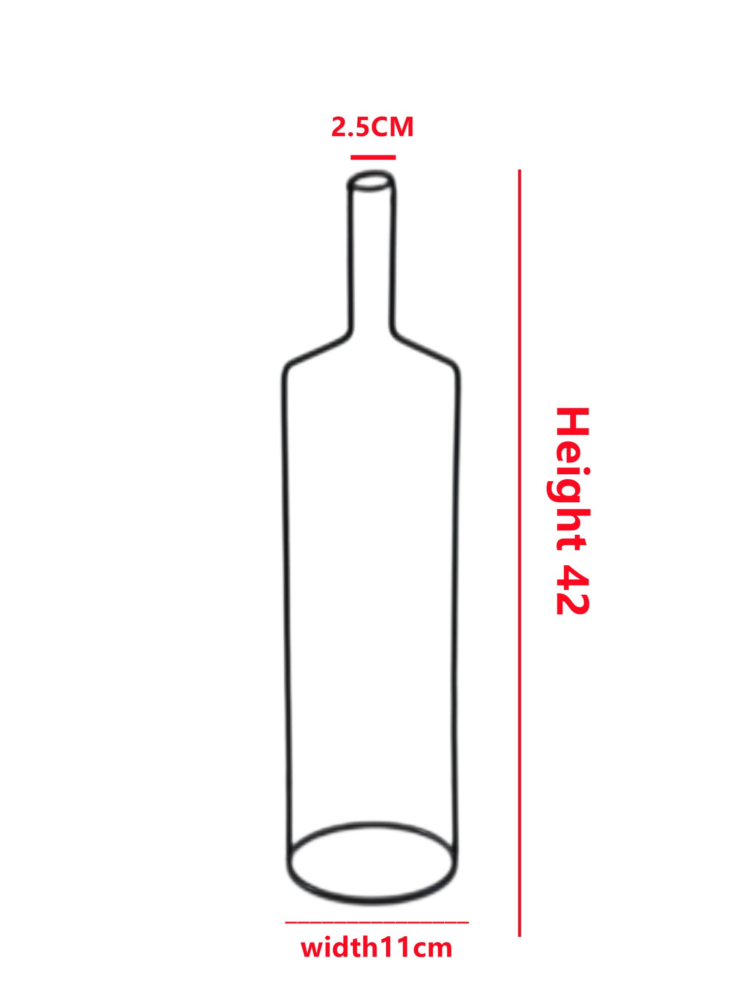 Vase Decor Home Nordic Large Tall Iron Line Flower Vases Dec - DropOnline.co