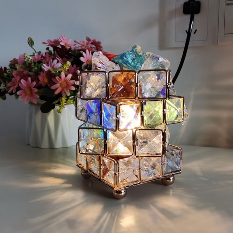 Cute Mini Creative European Table Lamp - Modern LED Crystal Bedroom Night Light Room Decor - DropOnline.co