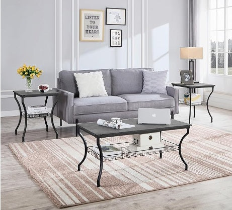 3-piece Living Room Set, Coffee Table And Coffee Table - DropOnline.co