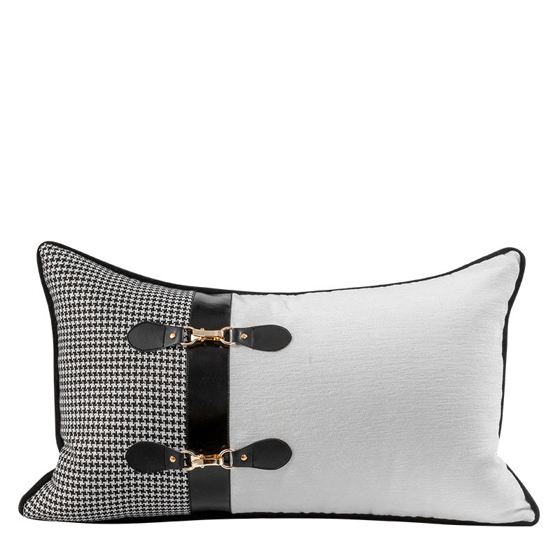 Bedroom Model Room Living Room Bedside Large Backrest Cushion Lumbar Pillowcase - DropOnline.co