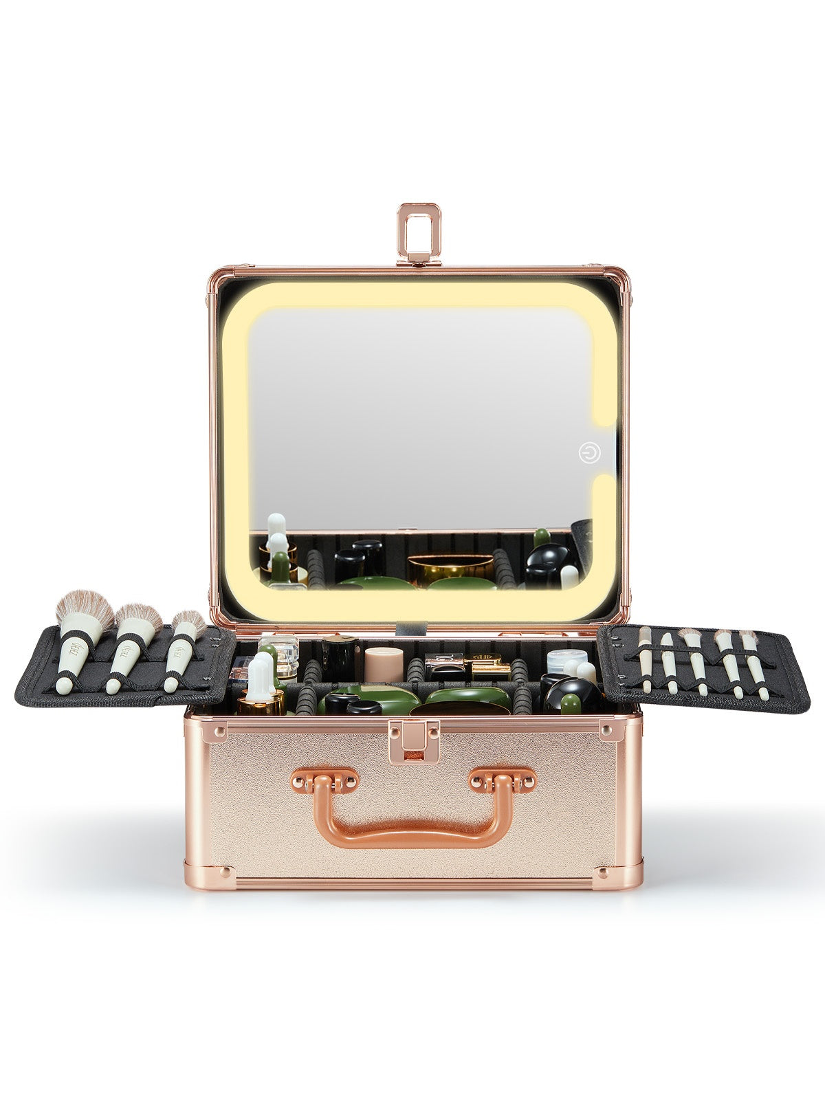 Makeup Box With A Detachable Lighted Mirror - DropOnline.co