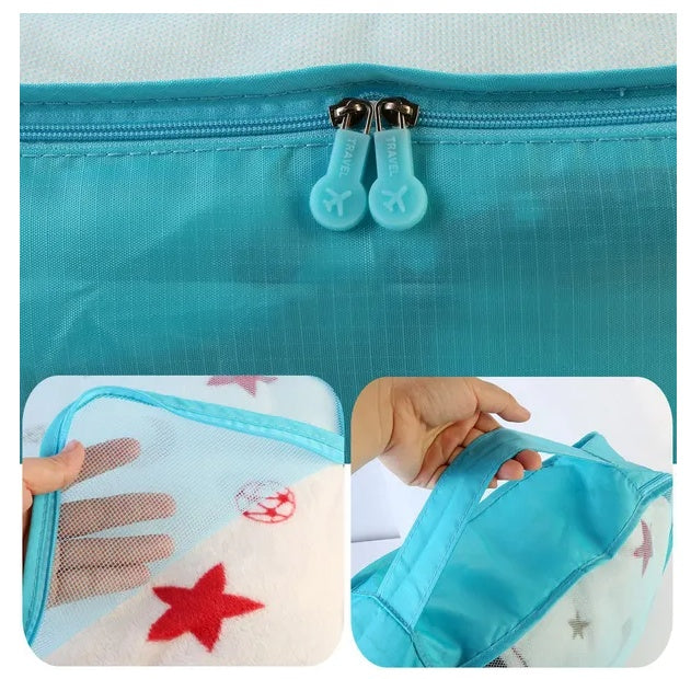 9Pcs Clothes Storage Bags Water-Resistant Travel Luggage Organizer Clothing Packing - DropOnline.co