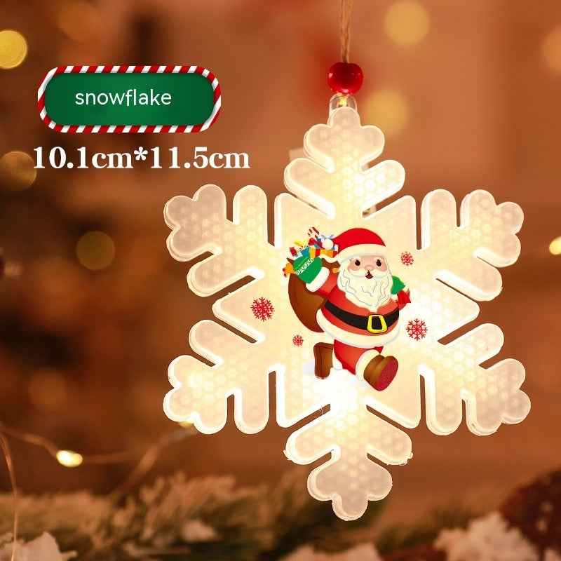 Christmas LED Shape Lights - Elk Tree Snowman Bar Atmosphere Interior Decoration - DropOnline.co