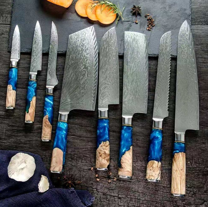 Kitchen Knife Set Chef's Knife Meat Chopping Knife - DropOnline.co