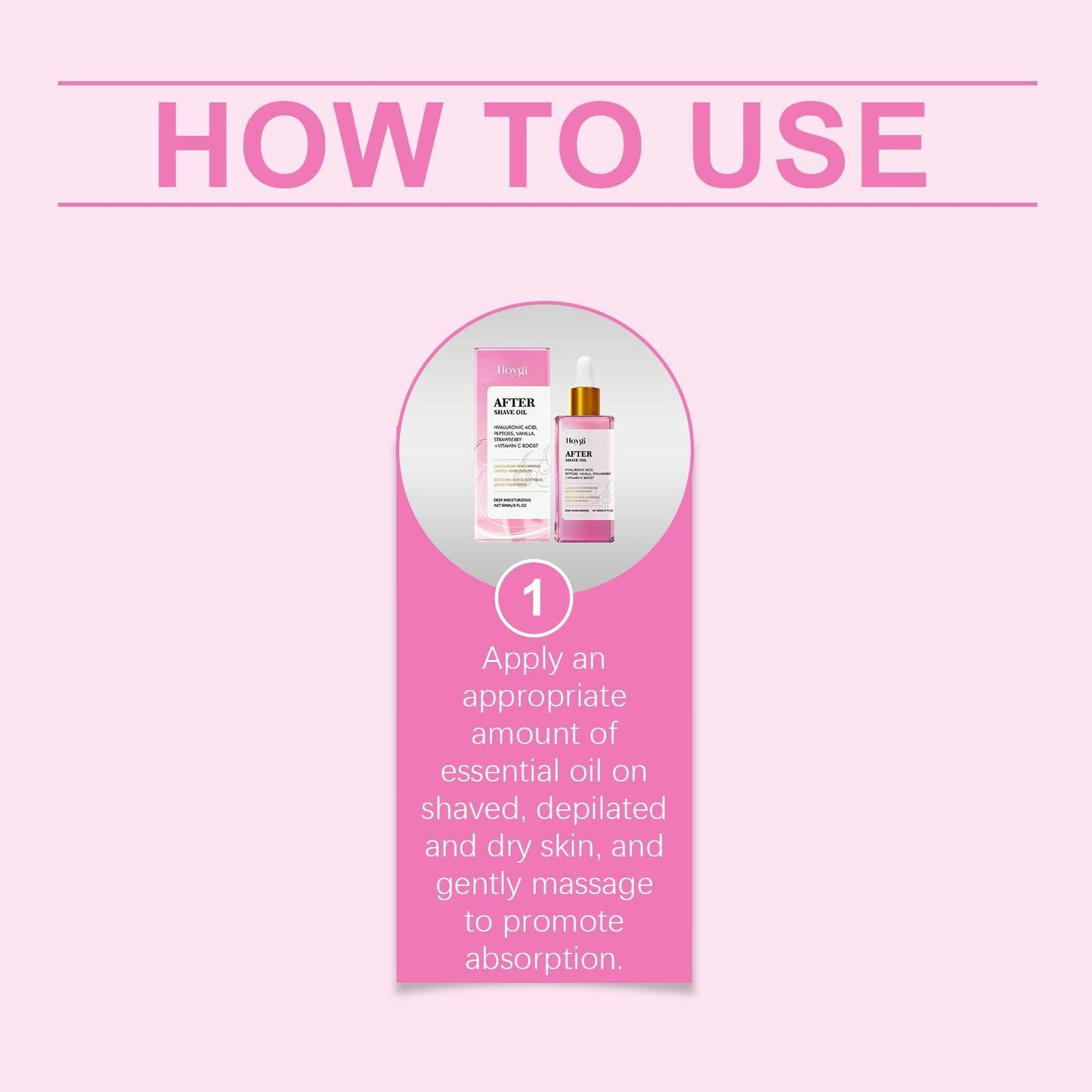 Hoij Strawberry Aftershave Oil Soothing And Moisturizing Daily Care - DropOnline.co