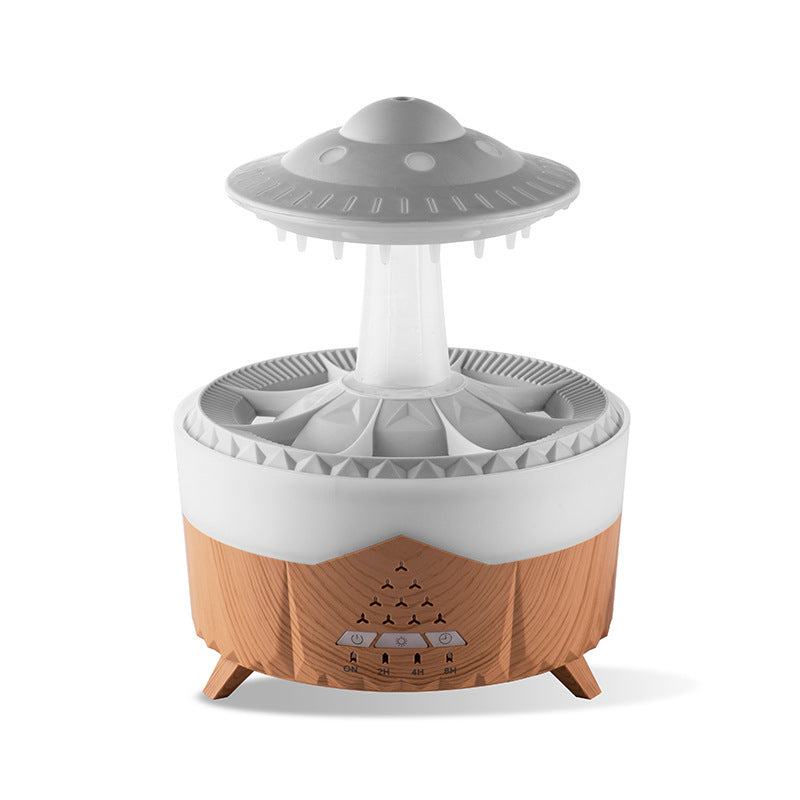 New UFO Raindrop Humidifier Water Drop Air Humidifier USB Aromatherapy Essential Oils Aroma Air Diffuser Household Mist Maker Home Decor - DropOnline.co