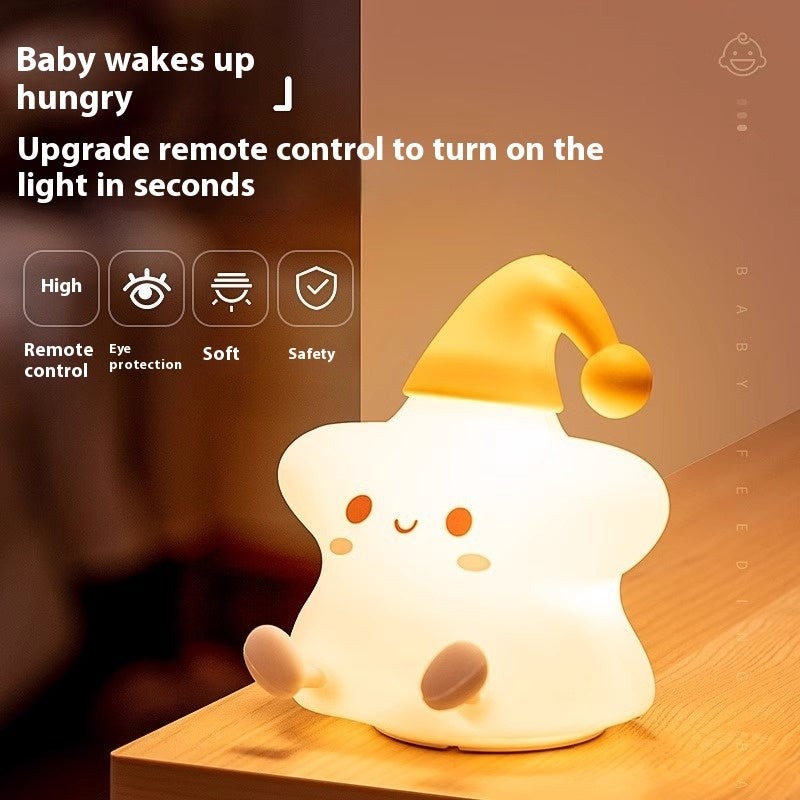 Bedroom Bedside With Sleeping Eye Protection Silicone Night Lamp Home Decor - DropOnline.co