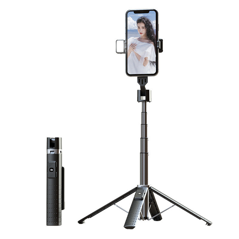 Tetrapod Mobile Phone Double Fill Light Holder Bluetooth Selfie Stick - DropOnline.co