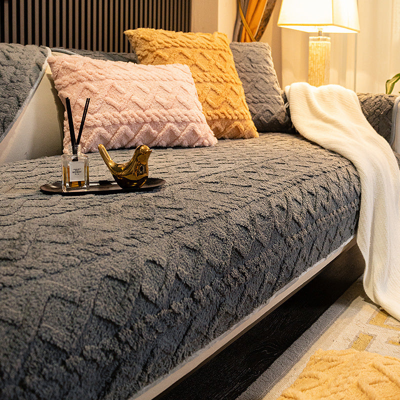 Modern Simple Sofa Cushion Non-slip Cushion Winter - DropOnline.co