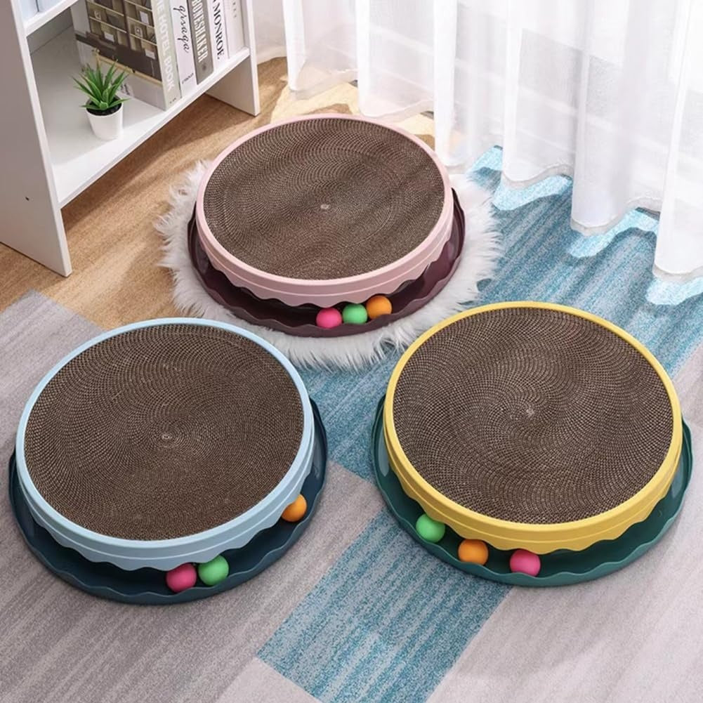 Compass Cat Scratching Post, Cat Scratching Post With Ball, Interactive Training Sports Mouse Toy With Ball, Cat Scratching Post Cat Grapple, Indoor Cat Sports Interaction, Protection Furniture - DropOnline.co