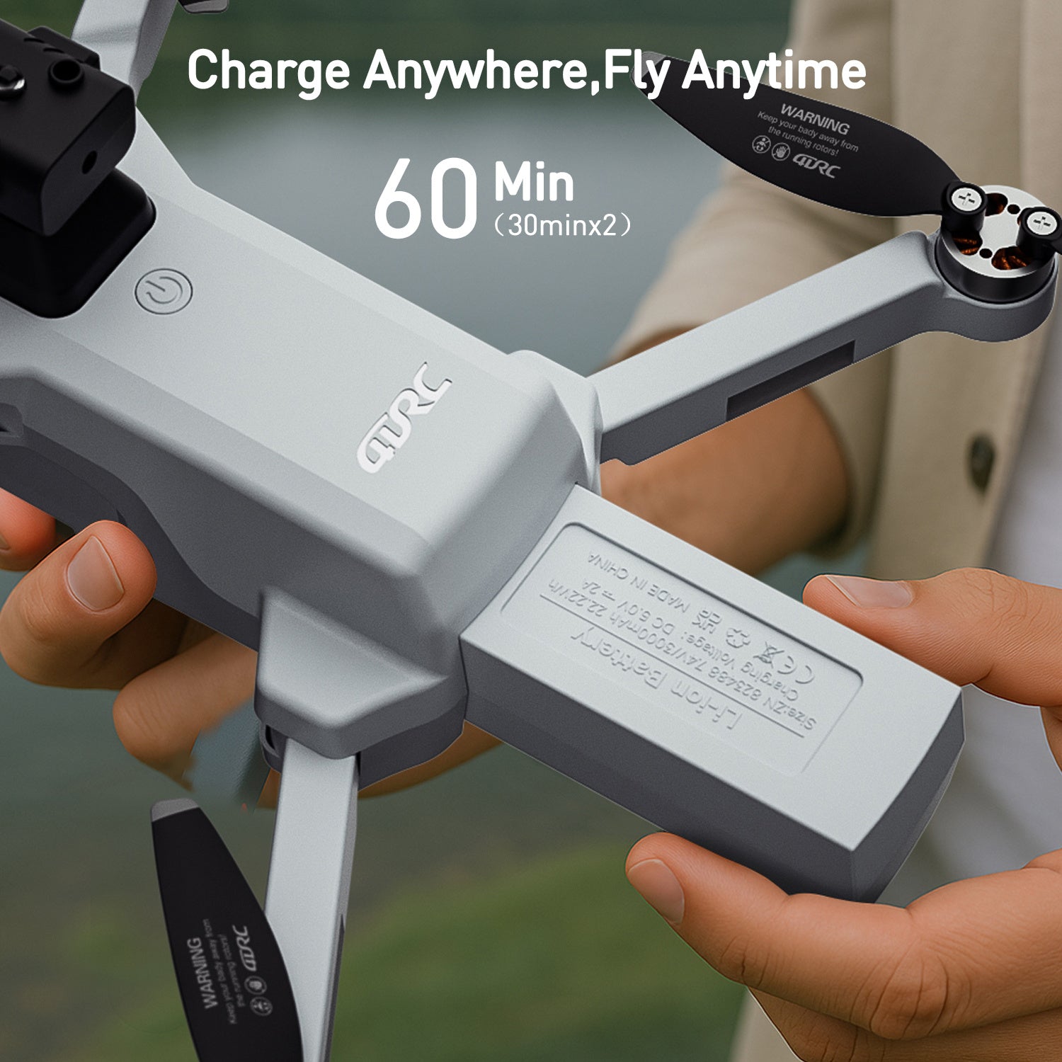 4DRC F8 RC Drone GPS 5G WIFI 4K Dual Camera Selfie FPV RC Quadcopter With 4.5 HD LCD Screen,Follow Me - DropOnline.co