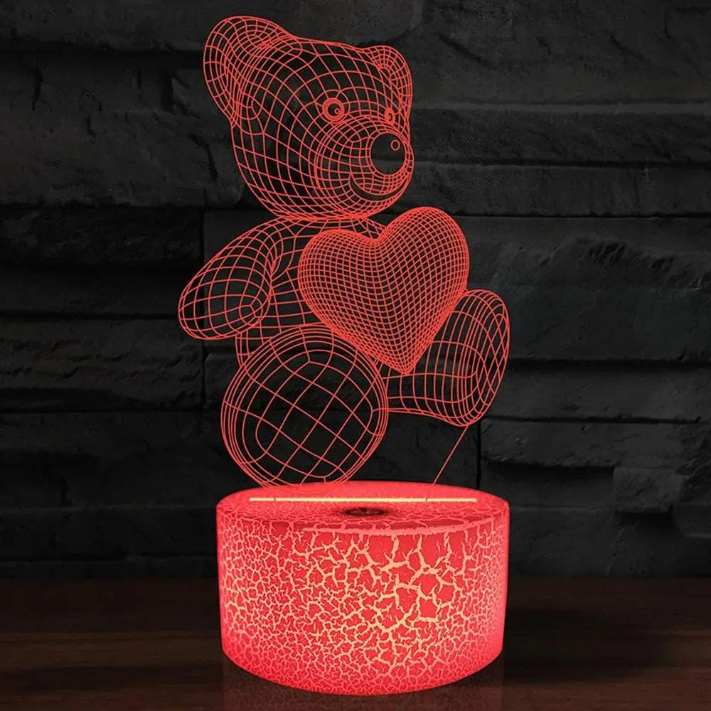 3D Lamp Acrylic USB LED Night Lights Neon Sign Lamp Xmas Christmas Decorations For Home Bedroom Birthday Decor Valentines Day Gifts - DropOnline.co