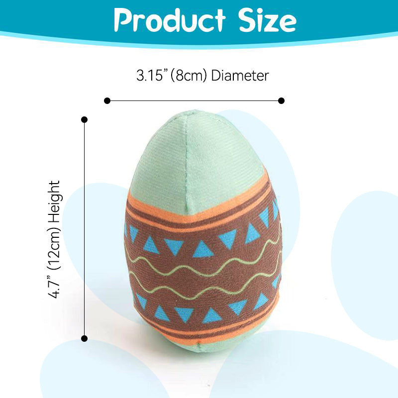 Easter Egg Toys for Pet - Interactive Dog Egg Toy with Squeaky Sound for Aggressive Chewers - DropOnline.co