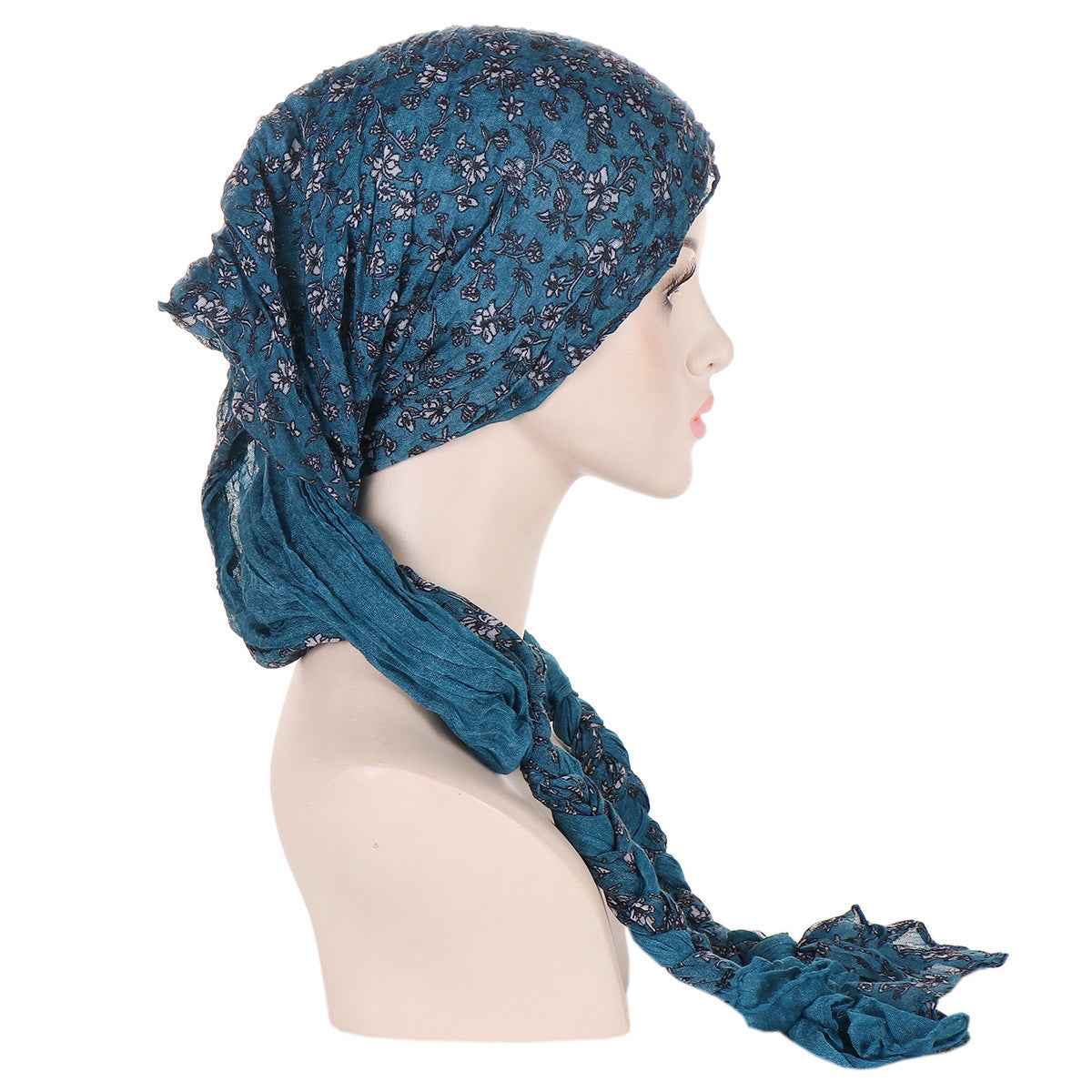 Tam-o'-shanter Hand-woven Braid Bandana Scarf Female Cap - Artisan Beret