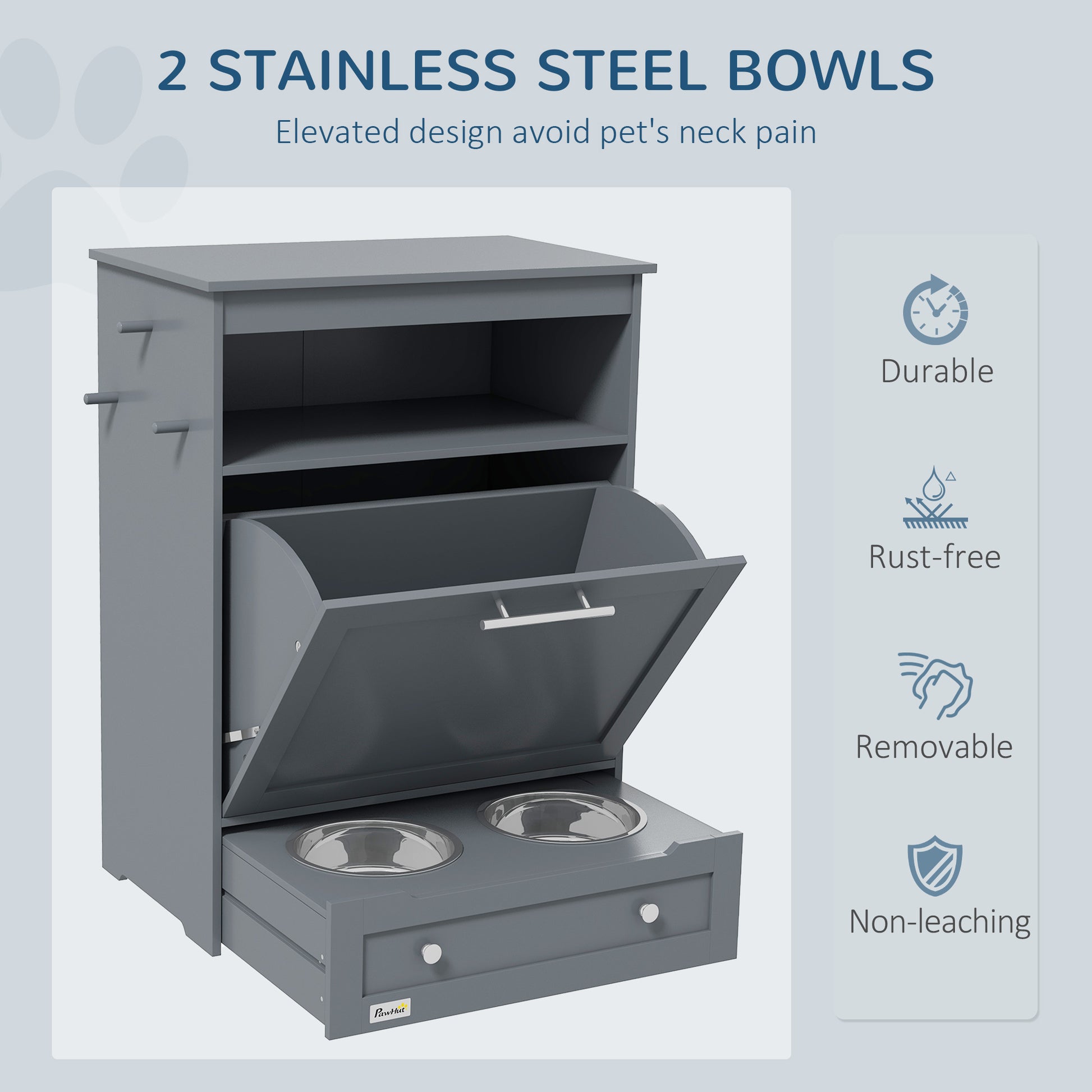 Pet Feeder Stations, Lockers, Dog Food Storage Containers - DropOnline.co