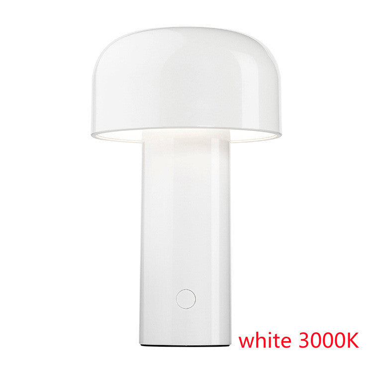 Designer Mushroom Table Lamp Night Light Portable Cordless Touch Rechargeable Decor Lamp USB Bedside Lamp Desktop Lamp - DropOnline.co