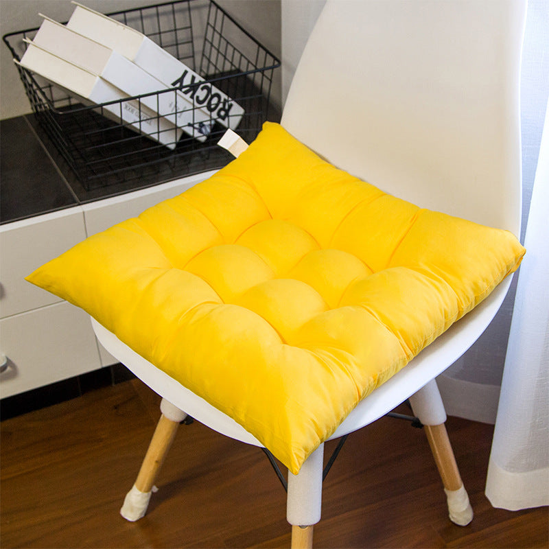 Solid Color Padded Cushion Chair Cushion Office Chair Cushion - DropOnline.co