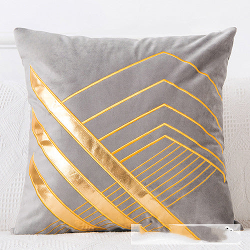 Golden Sofa Pillow Office Car Lumbar Cushion - DropOnline.co