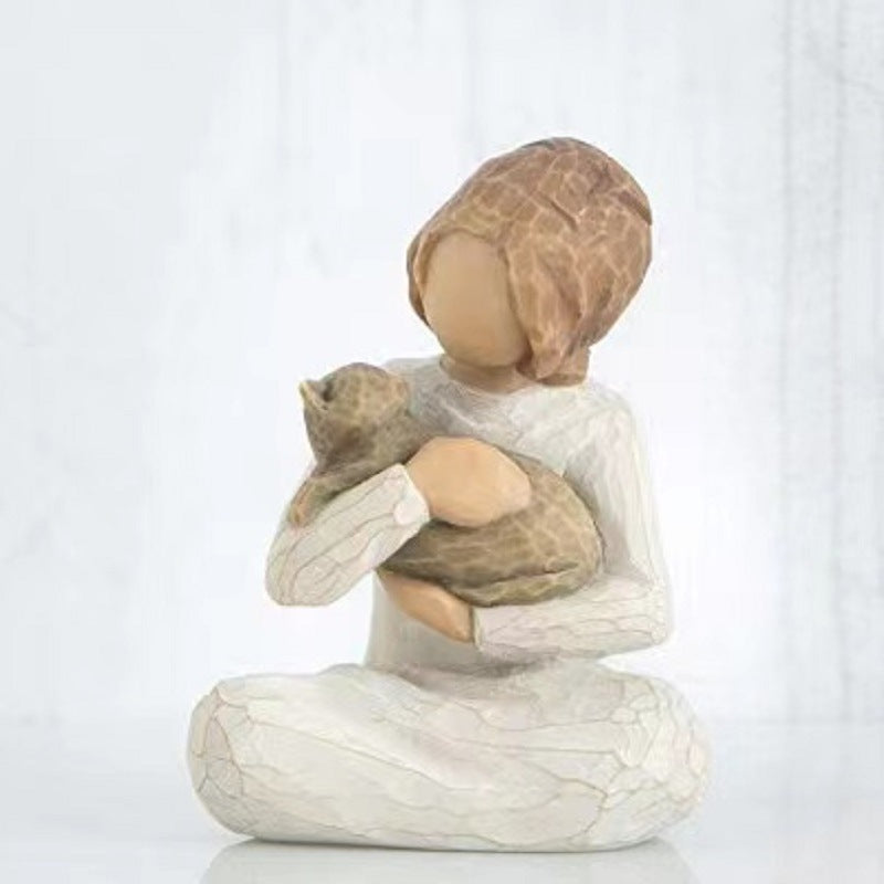 Home Girl Resin Statue Decoration - DropOnline.co