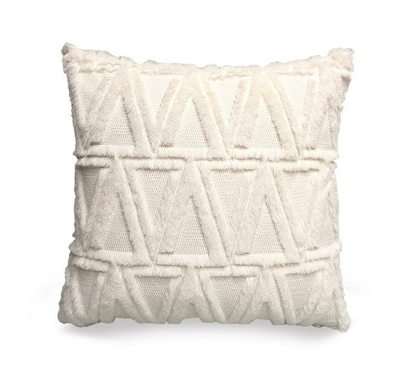 Plush Solid Color Sofa Pillowcase Living Room Cushion - DropOnline.co