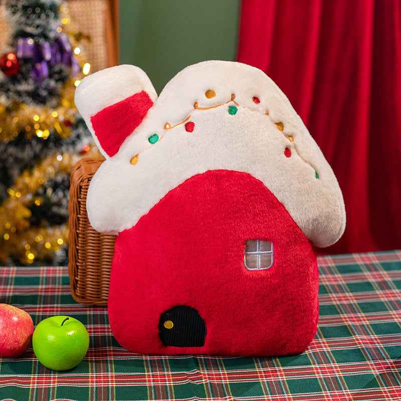 Plush Pillow Christmas Tree Decorative Gift Doll - Holiday Cushion