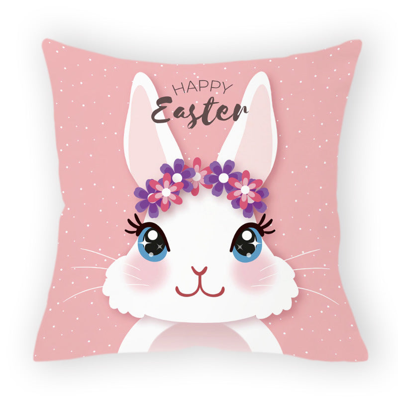 Easter Pillow Cover Sofa Cushion Cushion Cover - DropOnline.co