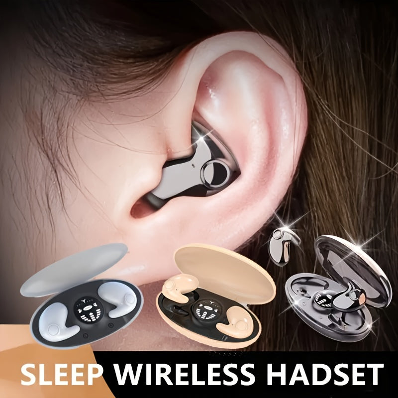 Slim Wireless In-Ear Earphones with LED Display Case