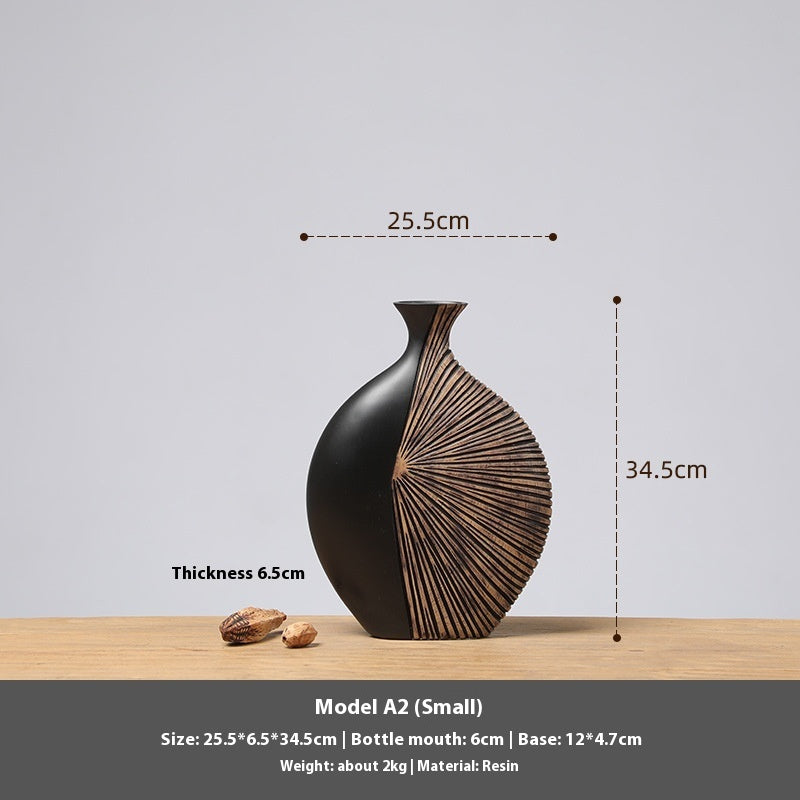 Retro Affordable Luxury Vertical High Floor Vase Decoration - DropOnline.co