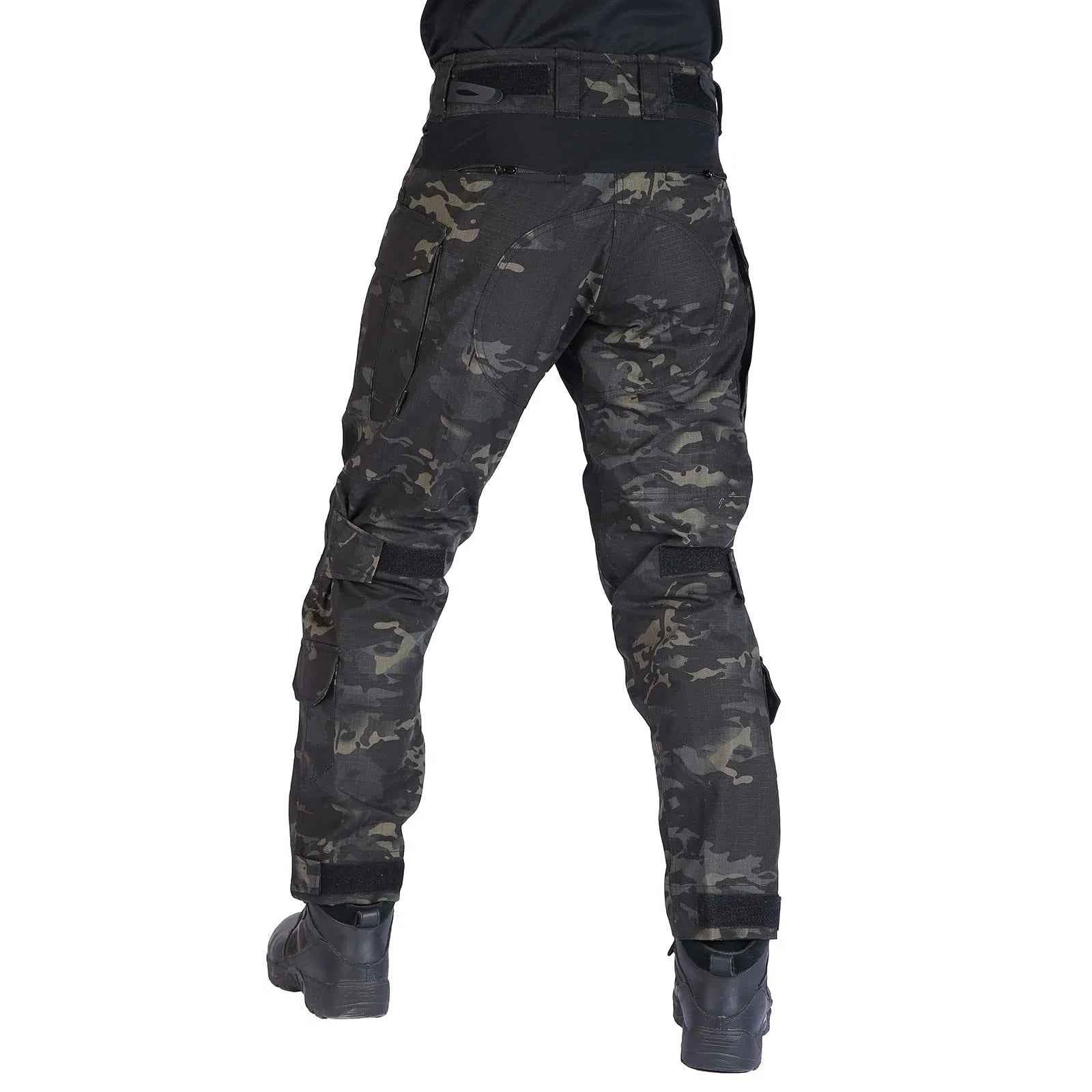 Men's Tactical Combat Pants - Military Cargo Trousers with Knee Pads