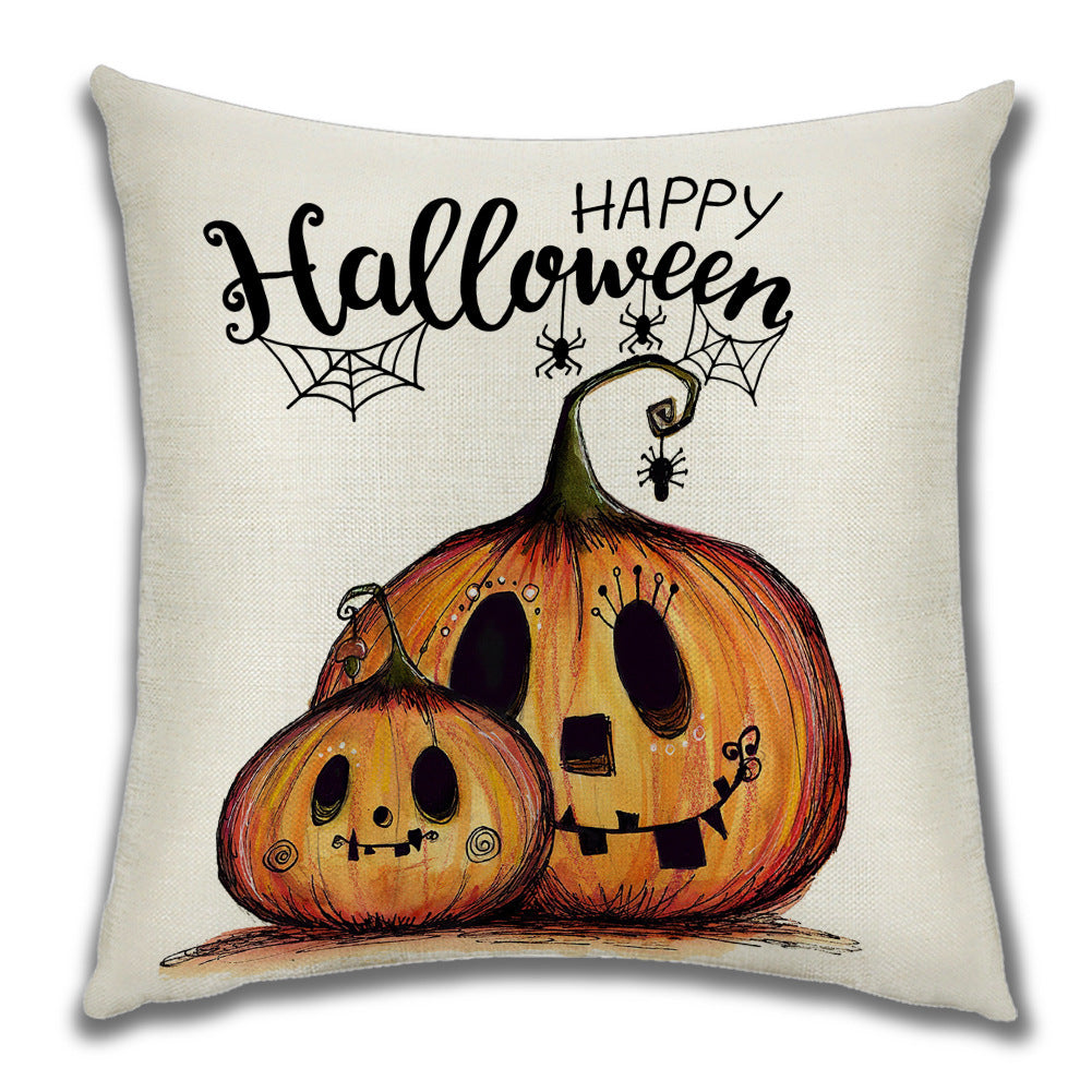 Cartoon Pumpkin Castle Sofa Cushion Cushion Pillowcase - DropOnline.co