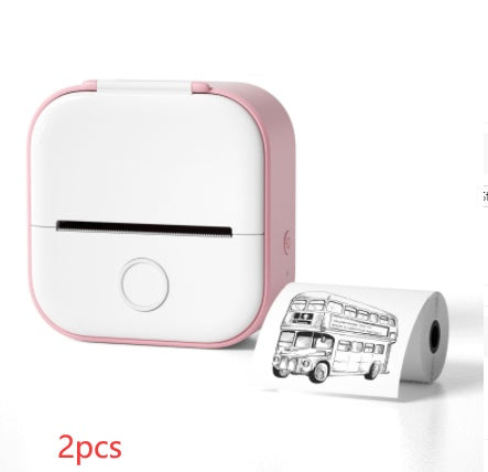 Portable Mini Thermal Label Printer Home Photo Printer Student Wrong Question Printer Bluetooth-compatible Mini Label Printer Price Tag - DropOnline.co