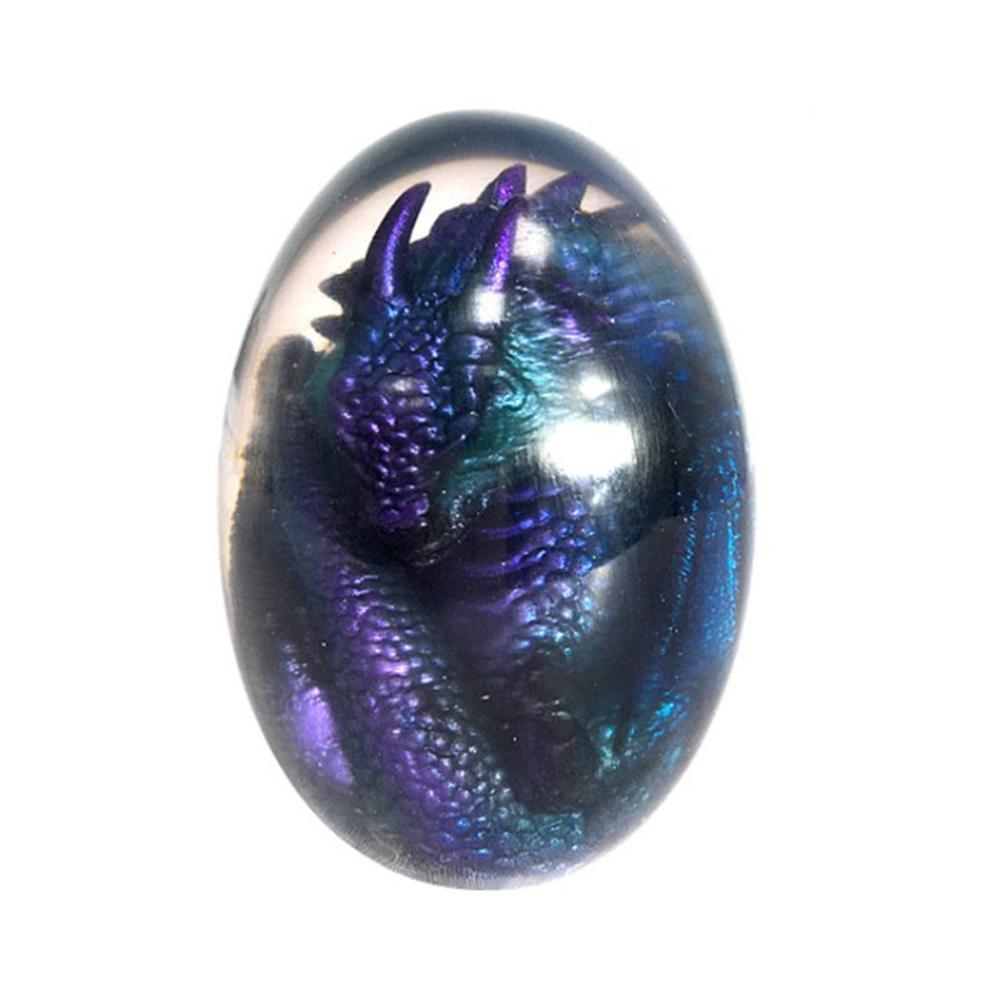LED Lava Dragon Egg Ornamental Decor Dinosaur Egg Statue Resin Dragon Egg Crystal Minerale Gemstone Reiki Home Decor - DropOnline.co