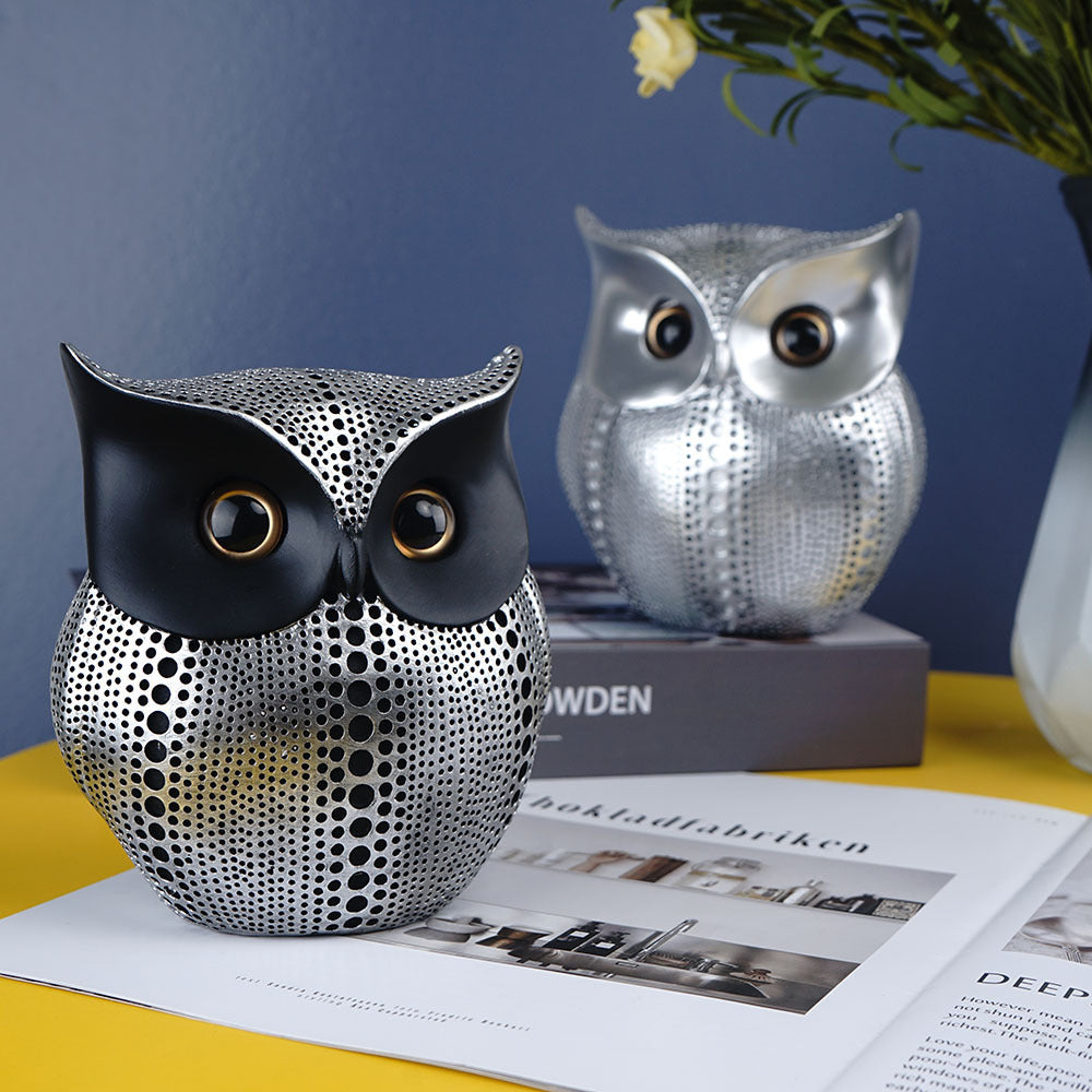 Owl Resin Craft Decoration Home Soft Decoration - DropOnline.co