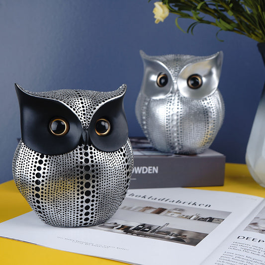 Owl Resin Craft Decoration Home Soft Decoration - DropOnline.co