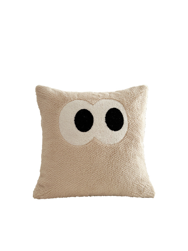 Cute Cartoon Big Eye Pillow Cushion, Bedroom Headboard Cushion Cover - DropOnline.co