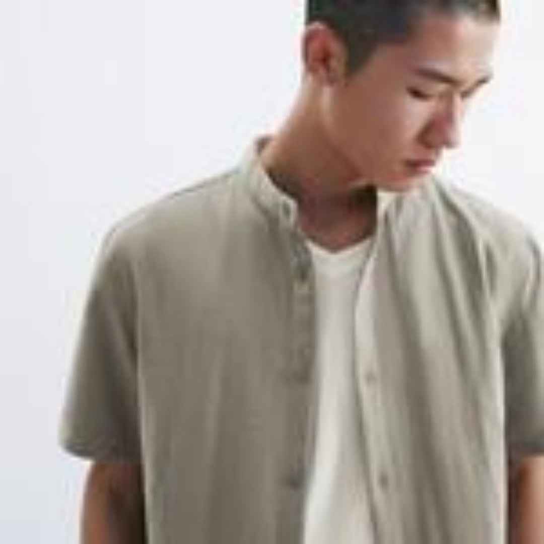 2025 Summer Men's Fashion Casual Tropical Printed Shirt Hawaiian Vacation Style Button Short Sleeve Cardigan