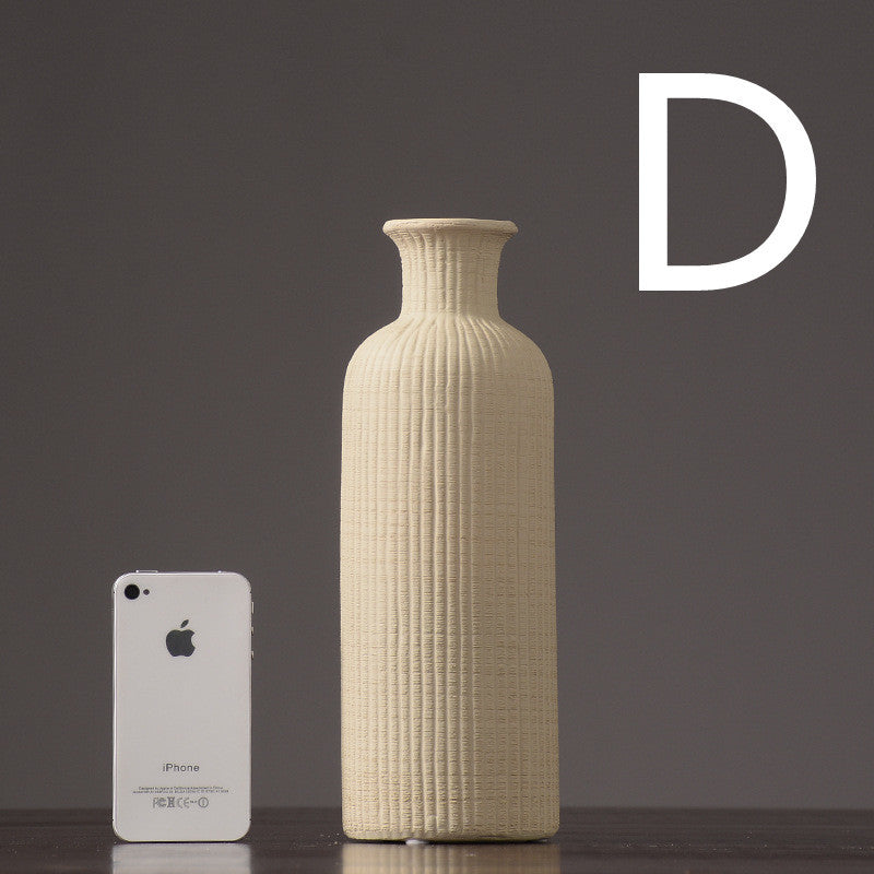 Ceramic Dried Flower Vase Decoration Home Decoration - DropOnline.co