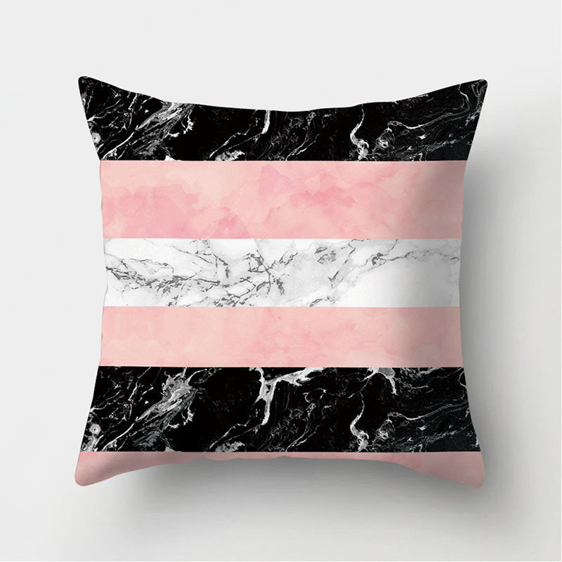 Leather Velvet Pillowcase Sofa Cushion Cover - Luxury Textured Throw Pillow for Home - DropOnline.co