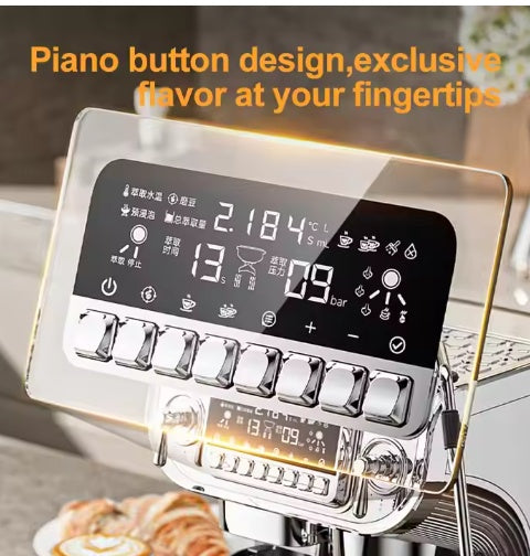 Cappuccino Express Espresso Coffee Machine With Steam Wand - DropOnline.co