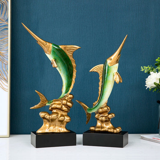 European Swordfish Decoration Creative Decorative Crafts - DropOnline.co