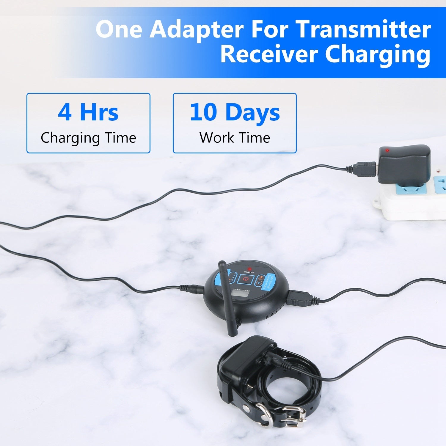 1Set Wireless Electric Dog Fence Pet Shock Boundary Containment System Electric Training Collar For Small Medium Large Dogs - DropOnline.co