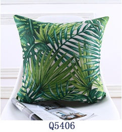 Tropical rain forest sofa pillow cushion - DropOnline.co