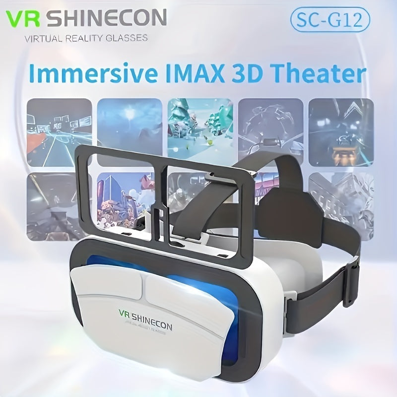 VR SHINECON G05A 3D VR Glasses Headset Virtual Reality Glasses For 4.7-6.0 Inches Android IOS Smart Phones Games 360 HD Movies - DropOnline.co