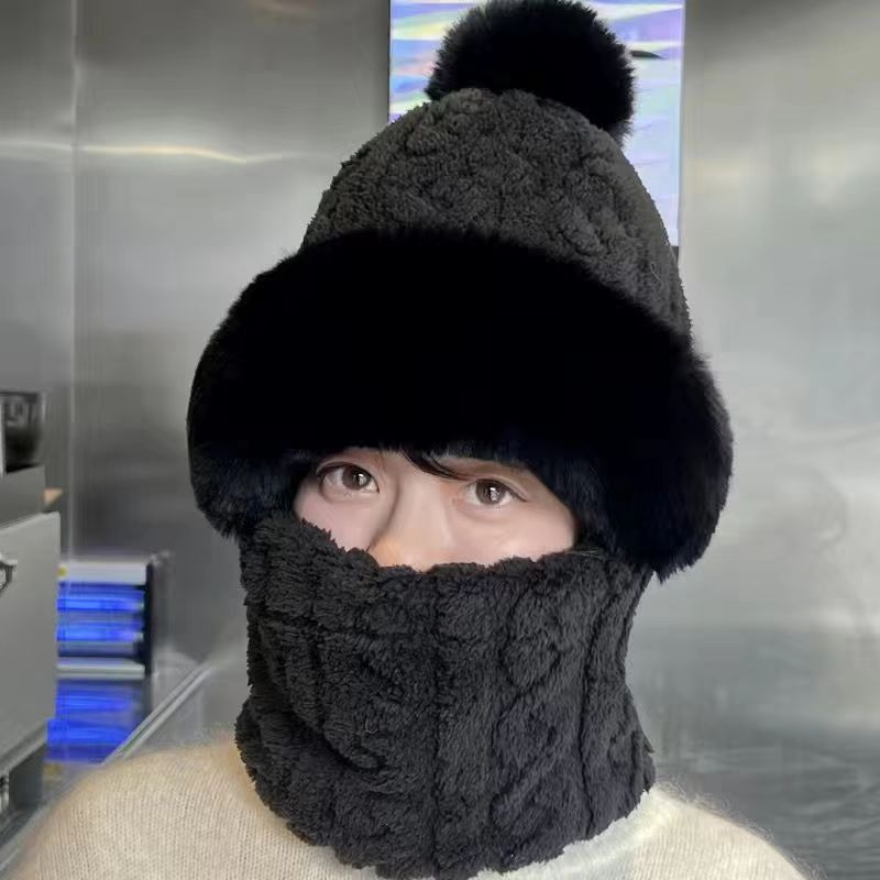 Women's Outdoor Hat - Ear & Wind Protection Single-Layer Fleece-Lined Winter Cap - DropOnline.co